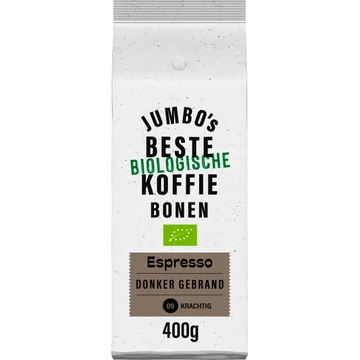 Jumbo's Beste Biologische Koffiebonen Espresso 400 g