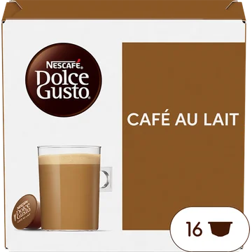 NESCAFÉ Dolce Gusto, Café au Lait, 16 capsules, 160 gr