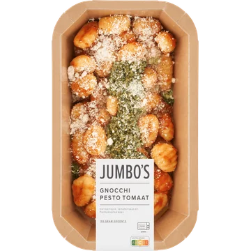 Jumbo's Verse Maaltijd Gnocchi Pesto Tomaat 450 g