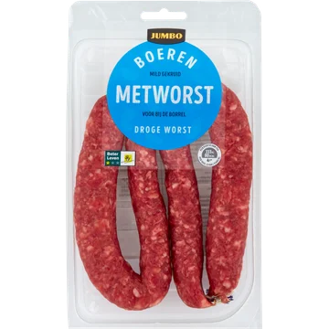 Jumbo Boeren Metworst Droge Worst 220 g
