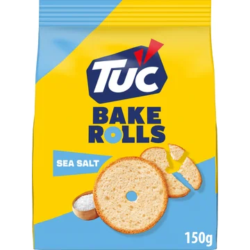TUC Bake Rolls Crackers Salt 150g