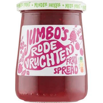 Jumbo's Rode Vruchten Fruitspread 335 g