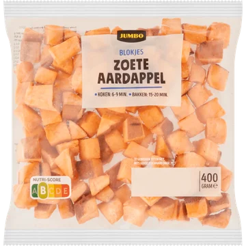 Jumbo Blokjes Zoete Aardappel 400 g