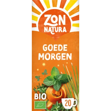 Zonnatura Biologische Goedemorgen Kruideninfusie 20 Zakjes 