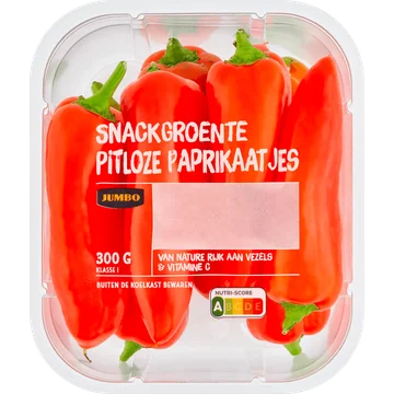 Jumbo Snackgroente Pitloze Paprikaatjes 300 g