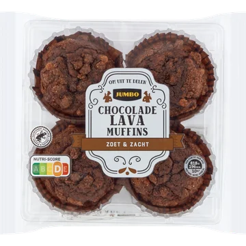 Jumbo Chocolade Lava Muffins 180 g