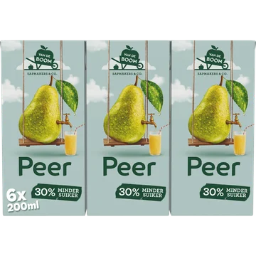 Van de Boom Peer 6-pack 0,2 L