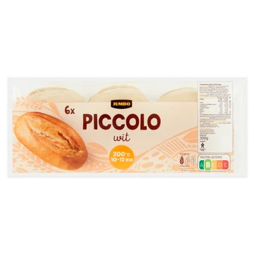 Jumbo - Piccolo Wit - 6 Stuks