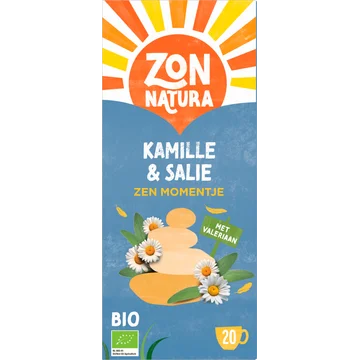 Zonnatura Bio Kamille & Salie Zen Momentje 20 Zakjes 30 g