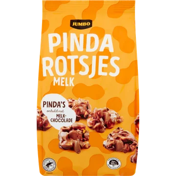 Jumbo Melkchocolade Pindarotsjes 250 g