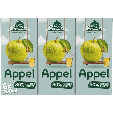 Van de Boom Appel 6-pack 0,2 L