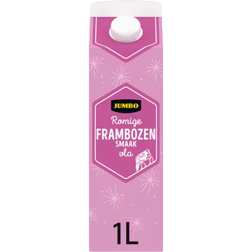 Jumbo Romige Frambozensmaak Vla 1 L