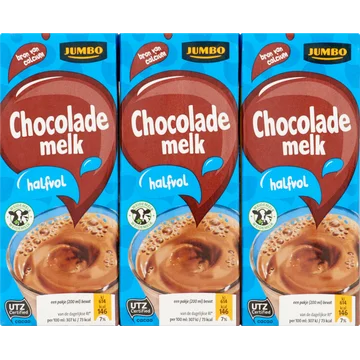 Jumbo Halfvolle Chocolademelk 6 x 200 ml