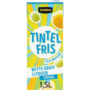 Jumbo Tintelfris Witte Druif Citroen 1Kcal 1,5 L