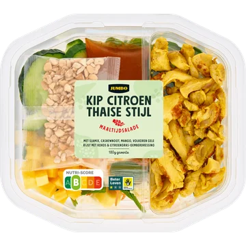 Jumbo Maaltijdsalade Kip Citroen Thaise Stijl 400 g
