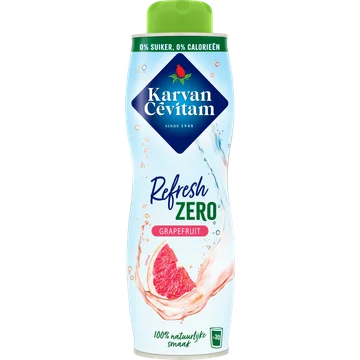Karvan Cévitam Refresh Zero Pink Grapefruit Siroop 600ML