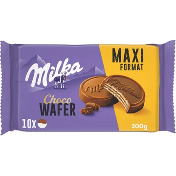 Milka Choco Wafer Koekjes Melkchocolade 300g