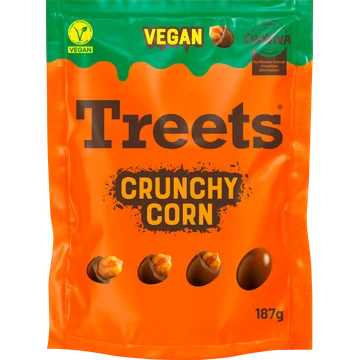 Treets Crunchy Corn Vegan 187g