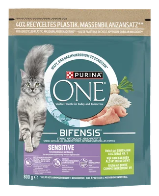 Purina One Kattenvoer sensitive kalkoen & rijst