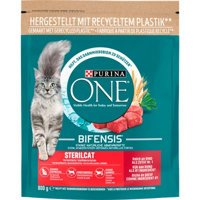 Purina One Kattenvoer sterilcat rund & tarwe