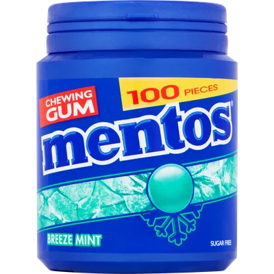 Mentos Kauwgom breezemint XL 100 stuks