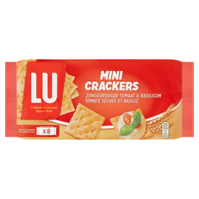 Lu Minicrackers tomaat & basilicum