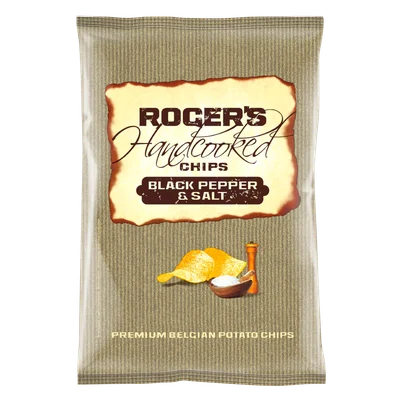 Rogers Handcooked chips salt-black pepper