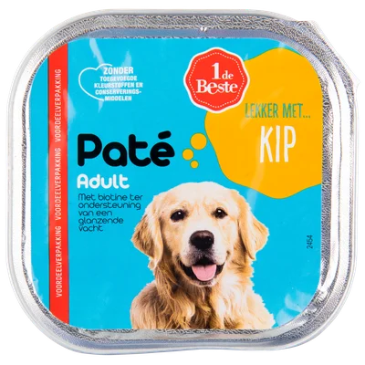 1 de Beste Hond pate met kip
