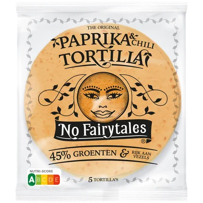 No Fairytales Tortilla paprika-chili