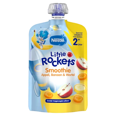 Nestlé Little rockets smoothie appel-banaan-wortel