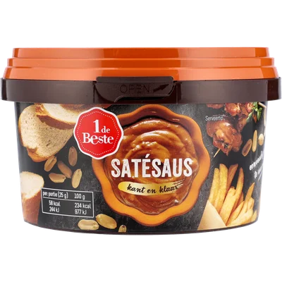 1 de Beste Satesaus kant en klaar