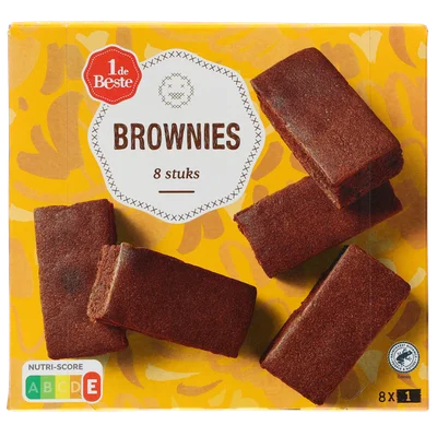 1 de Beste Brownieblokjes 8 st.