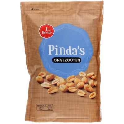 1 de Beste Pindas gebrand ongezouten