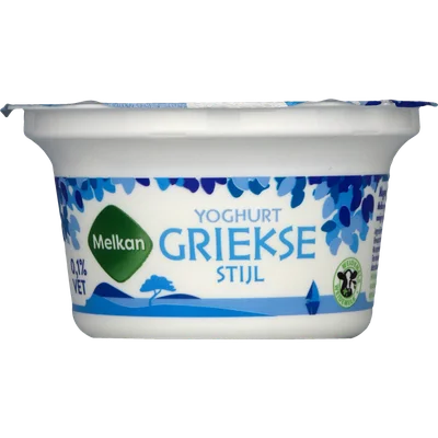 Melkan Yoghurt griekse stijl 0.1% vet