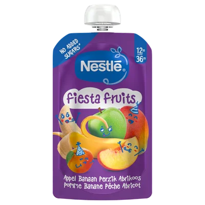 Nestlé Fiesta fruits knijpfruit 12mnd