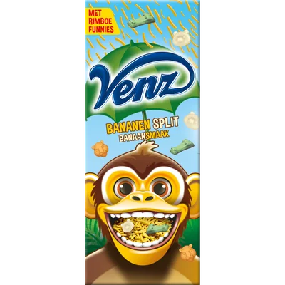 Venz Hagelslag rimboe bananen split