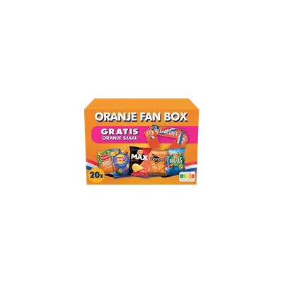 Lay's Chips oranje fan box