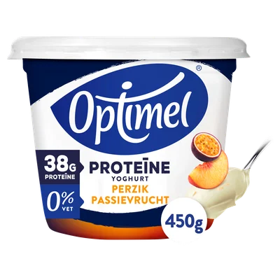 Optimel Yoghurt Proteïne Perzik