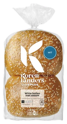 PLUS Korenlanders Sesam bollen