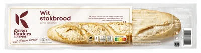 PLUS Korenlanders Wit stokbrood met desem bereid