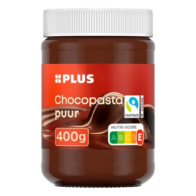 PLUS Chocopasta puur Fairtrade