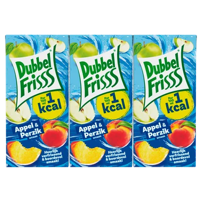 Dubbelfrisss 1kcal Appel & perzik