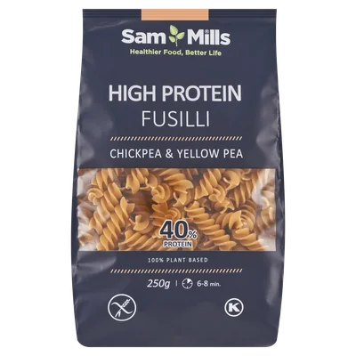 Sam Mills GV Protein chickp & yel pea fusilli
