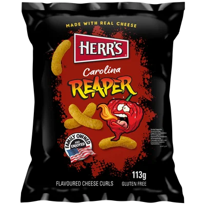 Herr's Carolina reaper curls