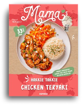 Mama's Maaltijden Kip Teriyaki Pandan groentemix