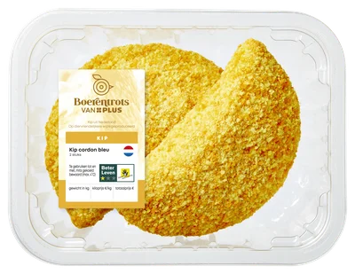PLUS Boerentrots Kip cordon bleu 2st.