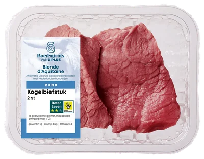 PLUS Boerentrots Kogelbiefstuk 2 stuks