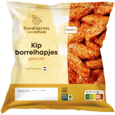 PLUS Boerentrots Kipborrelhapjes gekruid
