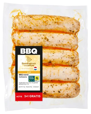 PLUS Boerentrots BBQ worst Italiaans