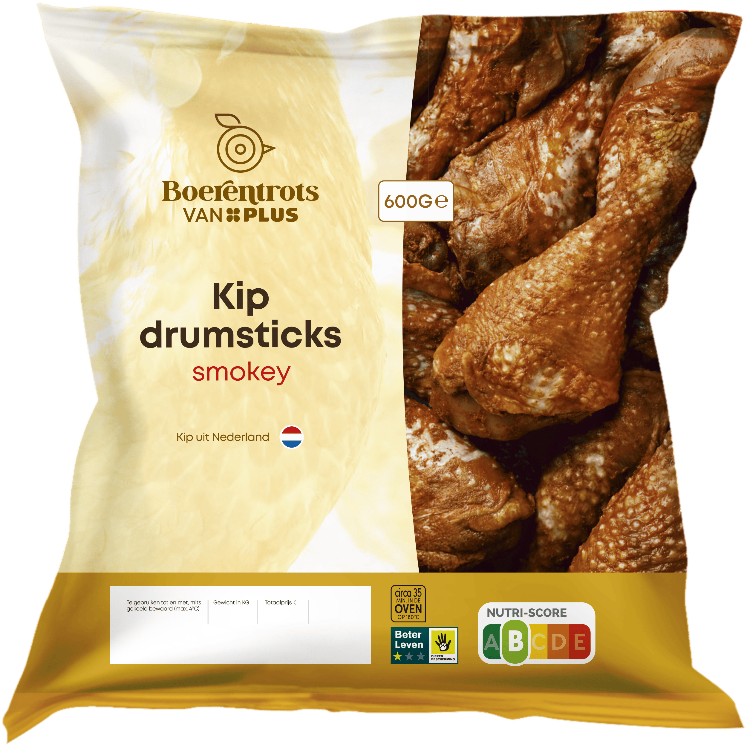 PLUS Boerentrots Kipdrumsticks smokey